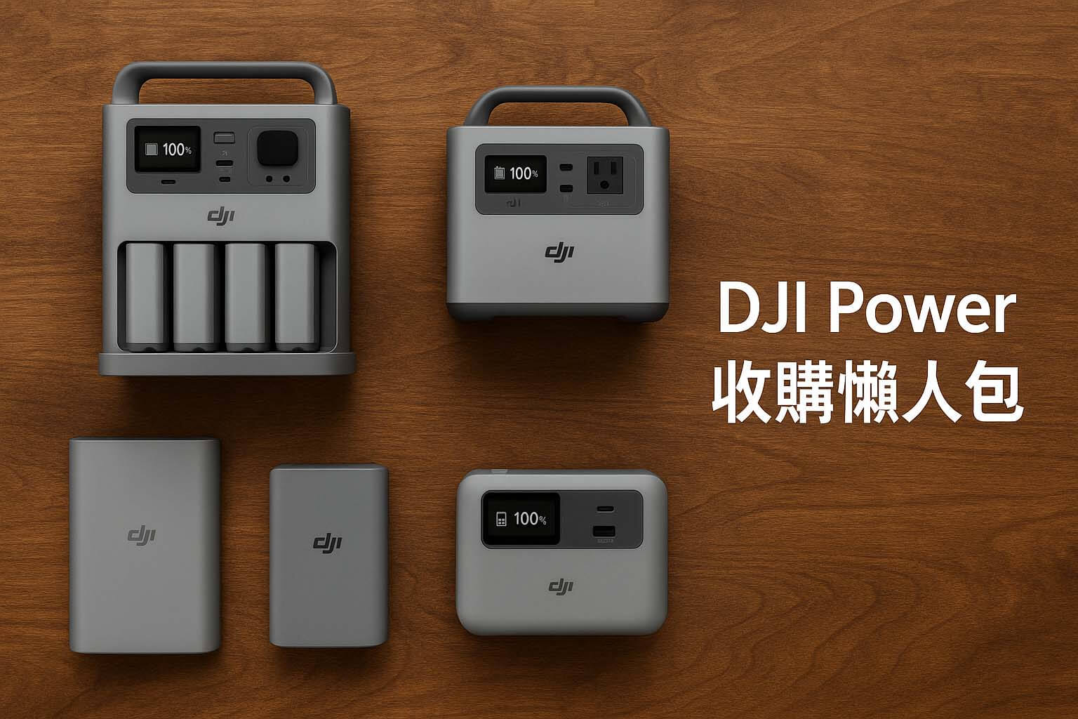 使用者在儲物間或客廳整理大型戶外電源，思考要留下哪一台的情境插畫封面